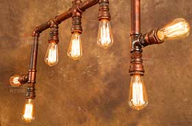 Bombilla LED de Filamento Vintage Edison ST64 4W 1800k ambar